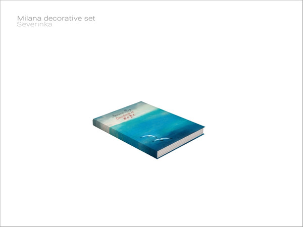 Sims 4 — [Milana decor] book by Severinka_ — Book From the set 'Milana decor' Build / Buy category: Decor / Clutter 1