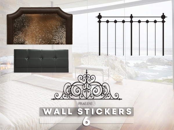 Sims 4 — Wall Stickers 6 by Pralinesims — By Pralinesims