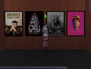Sims 4 — Hip Hop Posters v2-REQUIRES VINTAGE GLAMOUR by Kay-On — This features four of the best rappers of the 2010s