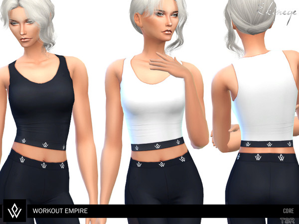 Sims 4 — Workout Empire - Core - Longline Bra - 1 by ekinege — Workout Empire - Core collection item
