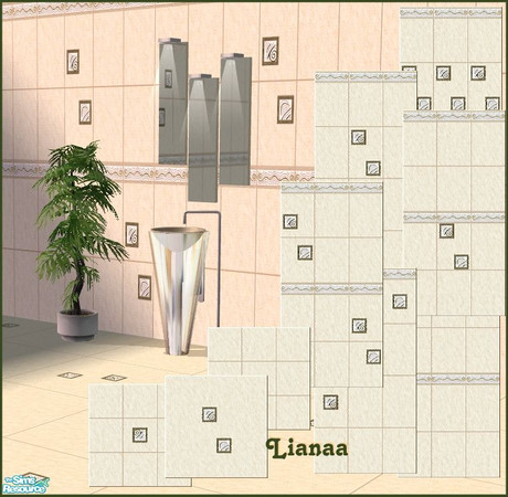 Sims 2 — Set 2 Designer Walls and Floors  by TSR Archive — Designer Walls and Floors 