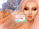 Sims 4 — Oasis Lipstick by princessysimmer — Maxis Match 15 Swatches Teen, Young Adult, Adult, Elder