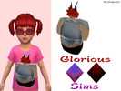 Sims 4 — Toddler Pink Shirt w/ Hot Person by glorioussimsyt — This is a joke shirt. It's a test. Making meshes and other