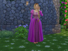 Sims 4 — Rapunzel Dress by LolleSims — EA mesh edited by me Base game With Custom Thumbnail