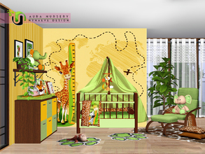 Sims 3 — Aura Nursery by NynaeveDesign — Make your little one's nursery a welcoming space with this fusion of design