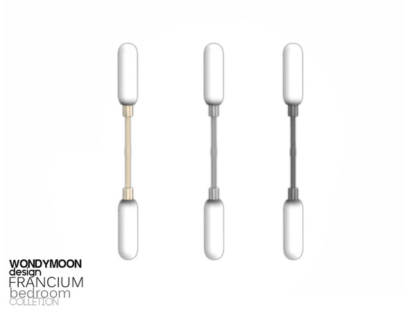 Sims 4 — Francium Wall Lamp by wondymoon — - Francium Bedroom - Wall Lamp - Wondymoon|TSR - Creations'2018