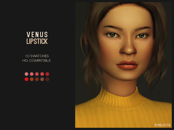 Sims 4 — Venus Lipstick by pixelette — 