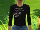 Sims 4 — Hamilton Fan Merchandise V1 - Get to Work needed by AshleyMay14 — Hamilton Fan Merch, Sweatshirt Get to Work
