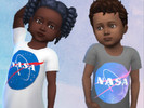Sims 4 — Toddler Nasa Shirts by odotte — This is my first custom content ever and I'm honestly really happy with how they