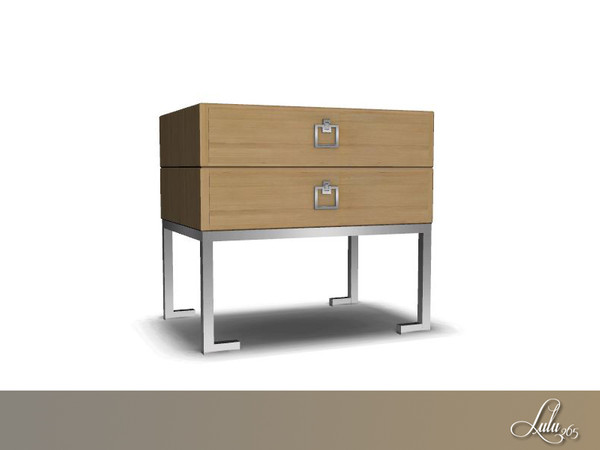 Sims 4 — Soho Lux Bedroom Nightstand  by Lulu265 — Part of the Soho Lux Bedroom Set 
