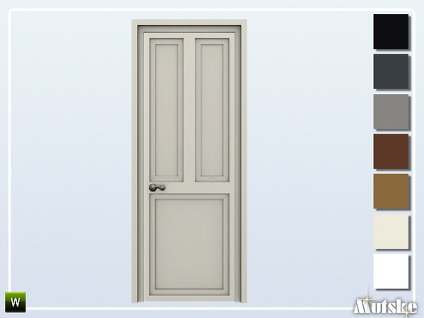 Sims 4 — Kansas Door Privat Single 2x1 by Mutske — This door is part of the Kansas Constructionset. Made by Mutske@TSR. 