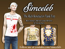 Sims 4 — The Rich Benefactor Tank Top- Mesh Needed by simceleb — He's the son of a wealthy businessman. A bad boy with a