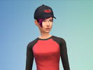 Sims 4 — Rose Cap/hat by shadowdolphin — This is my first cc creation so please let me know if there are any problems