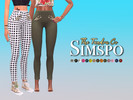 Sims 4 — Simspo Pants (The Tundra Co) by TheTundraCo — Hello to my new Simspo pants! Gives your sims a shapely (but