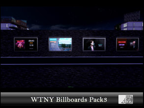 Sims 4 — WTNY Billboards Pack3-CITY LIVING REQUIRED by ADLW — It's Billboards with different topics creat for WTNY...