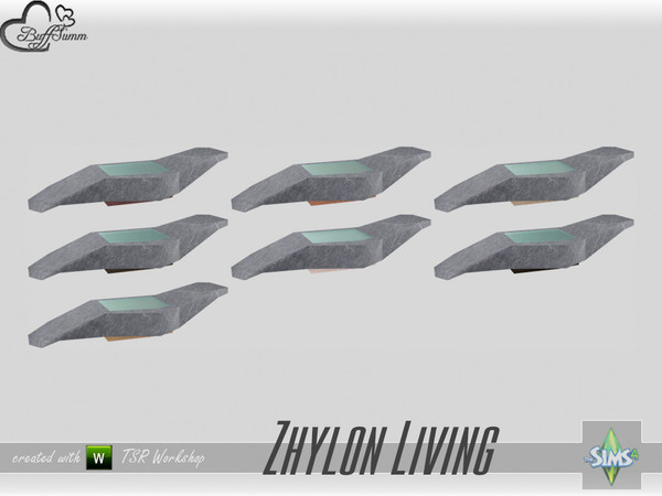 Sims 4 — Living Zhylon Coffee Table by BuffSumm — Part of the *Livingroom Zhylon Set* Created by BuffSumm @ TSR