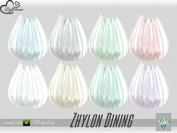 Sims 4 — Dining Zhylon Vase v3 Glas by BuffSumm — Part of the *Diningroom Zhylon Set* Created by BuffSumm @ TSR