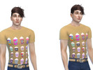 Sims 4 — Frappucino Tshirt For Men by ilaydase — We all love those beverages I guess..