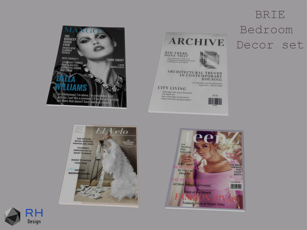 Sims 4 — Brie Magazine by RightHearted — Do you want to read the latest interview of the world famous Della Williams?