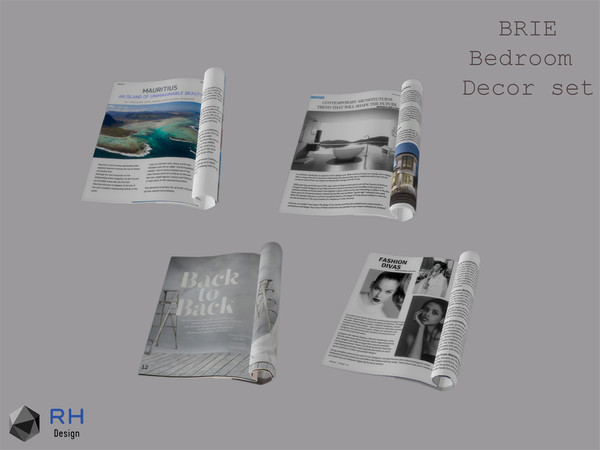 Sims 4 — Brie Folded Magazine by RightHearted — You want to go to Mauritius and don't know what you should do there or