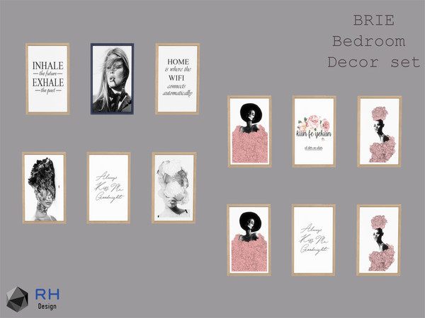 Sims 4 — Brie Minimalist Pictures by RightHearted — Adorn your interior with these minimalist wall arts. *The paintings