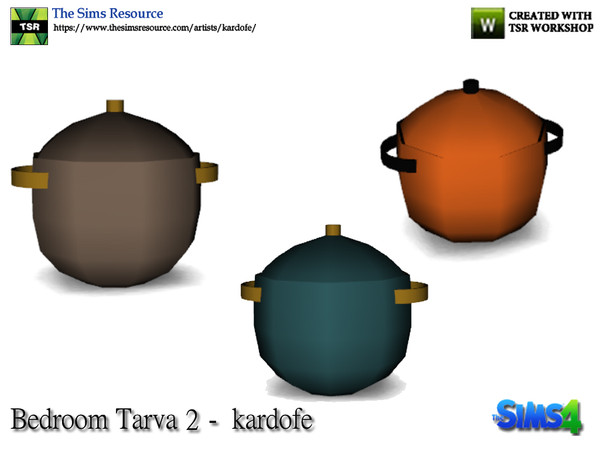 Sims 4 — kardofe_Bedroom Tarva_Toy pot by kardofe — Small pot to decorate the toy kitchenette 