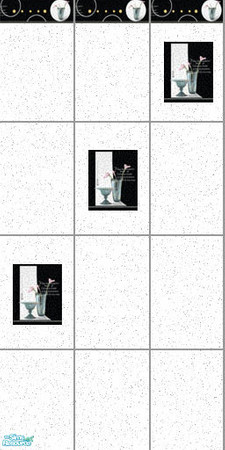 Sims 2 — Set 1 Designer Wall 6 by TSR Archive — Designer Wall 6