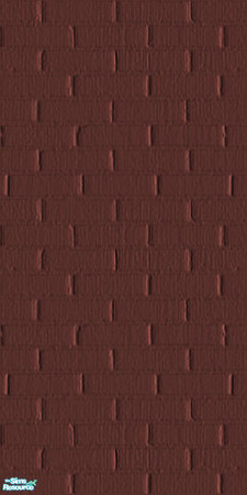 Sims 2 — Brick Finish - Dark Red by EarthGoddess54 — Part of the Brick Finish Wall Set. Only 1 simoleon each for those