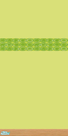 Sims 2 — TC29 Limes on Drab Lime by jeni — Limes border on Drab Lime Paint
