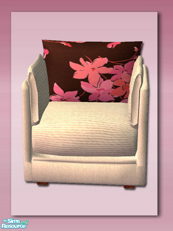 Sims 2 — Flare - Armchair by Shakeshaft — Part of the set Flare a bright and illuminating modern room set in