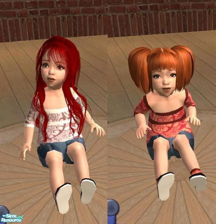 Sims 2 — little miss pack by teufelsmienchen — you need the mesh by tiggerpum: