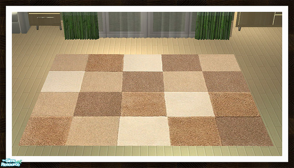Sims 2 — Neutral Tone Rug Recolour by simtomatic — This file recolours all rug meshes.