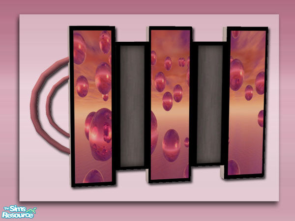 Sims 2 — Flare - Art by Shakeshaft — Part of the set Flare a bright and illuminating modern room set in pinks,florals and