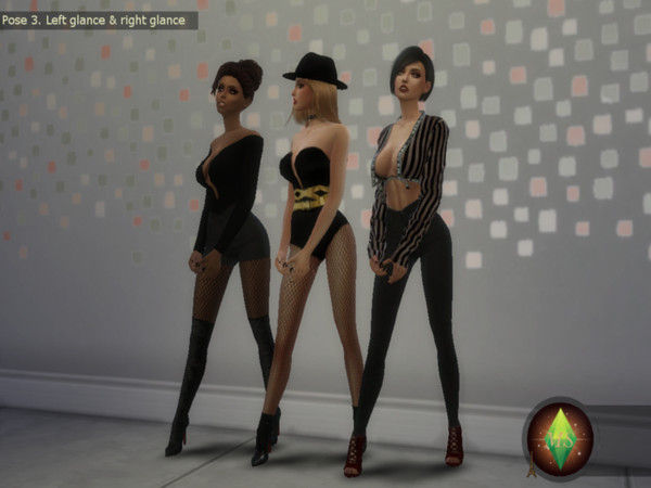 Sims 4 — [MS] Fierce Model's Pose Pack by MademSims — Introducing Fierce Model's Pose Pack! - This Pose pack contains 10