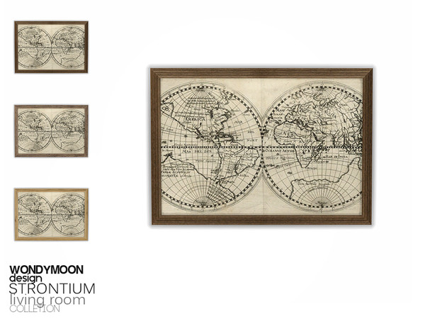 Sims 4 — Strontium Painting by wondymoon — - Strontium Living Room - Painting - Wondymoon|TSR - Creations'2018