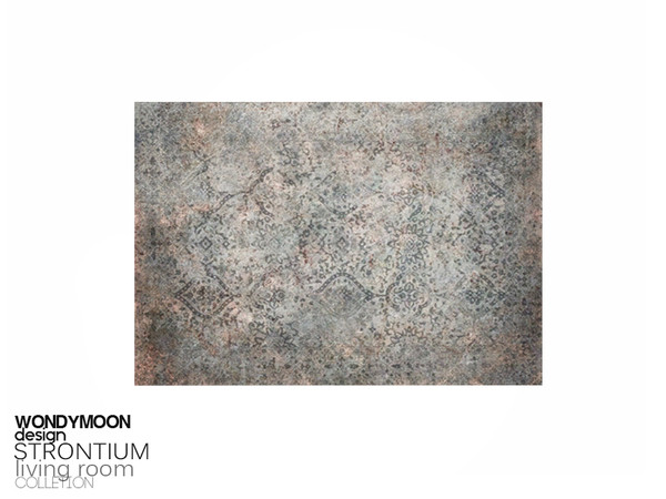 Sims 4 — Strontium Rug by wondymoon — - Strontium Living Room - Rug - Wondymoon|TSR - Creations'2018