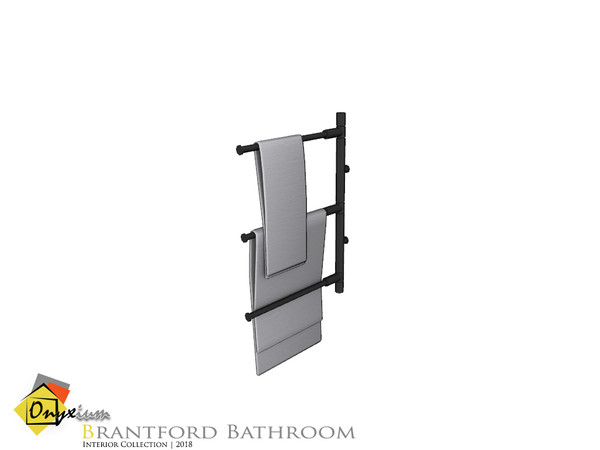 Sims 4 — Brantford Towel Holder by Onyxium — Onyxium@TSR Design Workshop Bathroom Collection | Belong 2018 Year