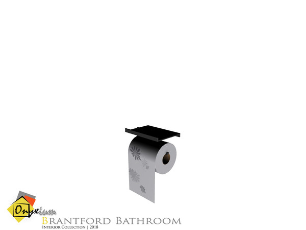 Sims 4 — Brantford Toilet Paper Holder by Onyxium — Onyxium@TSR Design Workshop Bathroom Collection | Belong 2018 Year