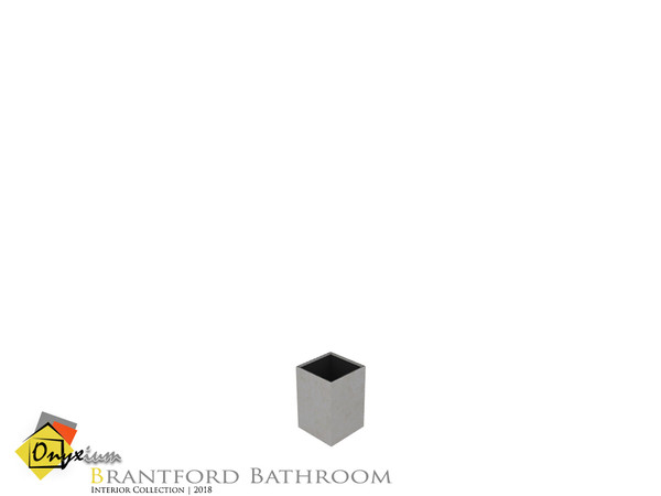 Sims 4 — Brantford Empty Cup by Onyxium — Onyxium@TSR Design Workshop Bathroom Collection | Belong 2018 Year