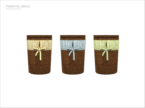 Sims 4 — [Palermo decor] - laundry basket by Severinka_ — Laundry wicker basket From the set 'Palermo decor' Build / Buy