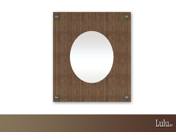 Sims 3 —  Simply Modern Home Office Mirror  by Lulu265 — Part of the Simply Modern Home Office Set Fully CAStable