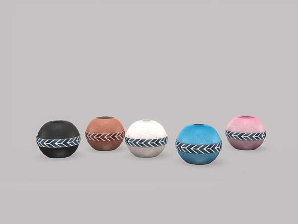 Sims 4 — Dining Siyele - Vase 1 by ung999 — Dining Siyele - Vase 1 Color Options : 5 Located at : Decor / clutter 