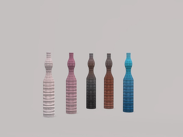 Sims 4 — Dining Siyele - Vase 3 by ung999 — Dining Siyele - Vase 3 Color Options : 5 Located at : Decor / clutter 