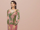 Sims 4 — Baju Kebaya Indonesia (Top) by Meldrin — Baju Kebaya Indonesia for Teen/YA and Adult