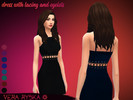 Sims 4 — Dress with lacing and eyelets by Vera_Rybka — Hello! Dress with lacing and eyelets 8 swatches