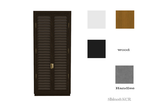 Sims 4 — Bathroom Delight - Armoire by ShinoKCR — fresh and modern Bathroom Furniture