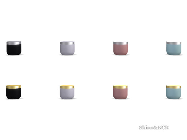 Sims 4 — Bathroom Delight - Container by ShinoKCR — modern design, ceramics and metal, here for your selfmade cosmetics