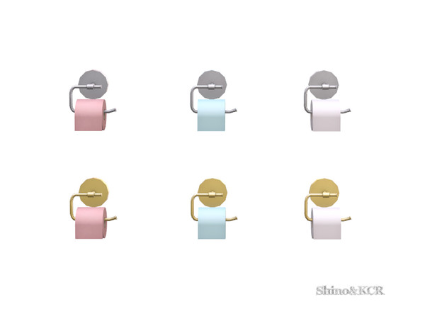 Sims 4 — Bathroom Delight - Paper Holder by ShinoKCR — modern design in Wall Decor