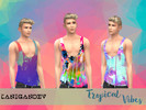 Sims 4 — Tropical Vibes Tank - Seasons needed by LaniganDEV — The seasons are here, show off that beach body with these