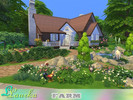 Sims 4 — Farm ( no CC ) by LLaurka — A farm house with rustic style. Realistic family house for parents, teenager and